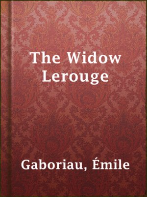 cover image of The Widow Lerouge